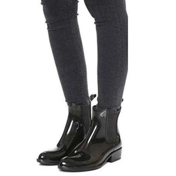 Black Jeffery Campbell Chelsea Waterproof Boots - Picture 2 of 7